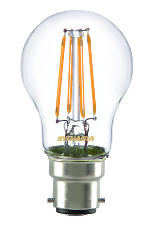Sylvania LED bulb ToLEDo (6 pcs.) Ball V5 CL 4700lm, B22 - light color warm white