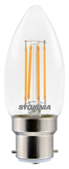 LED lamp ToLEDo RT candle (6 pcs.) CL 470LM 827 B22 SL4 - warm white