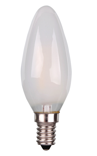 mlight LED kaarsvorm 4W mat /E14 dimbaar - warm wit