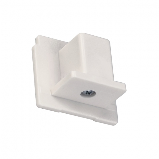 SLV end cap for EUTRAC mains voltage 3-phase surface-mounted track, white