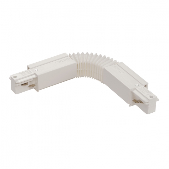 SLV FLEX CONNECTORS for EUTRAC mains voltage 3-phase surface-mounted track, white