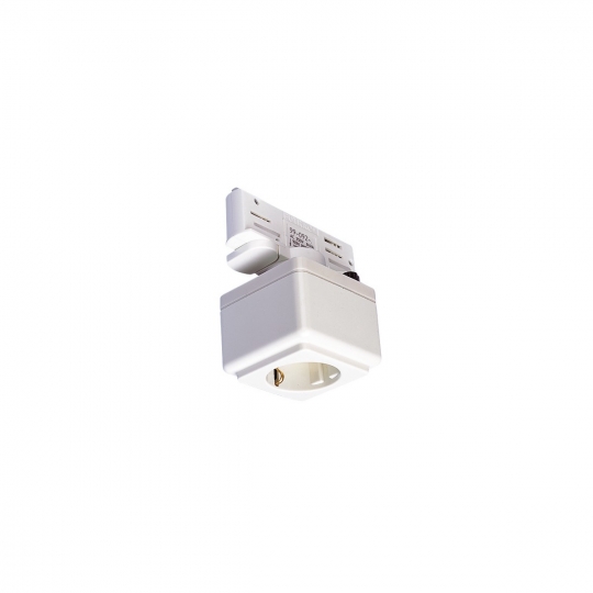SLV CONNECTOR voor EUTRAC netspanning 3-fase opbouwrail, wit