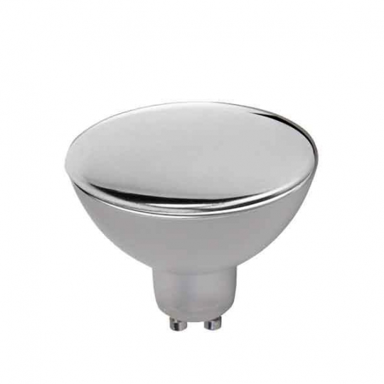 LM GU10 LED head mirror lamp nickel, 3-step dimming 5W - warm white