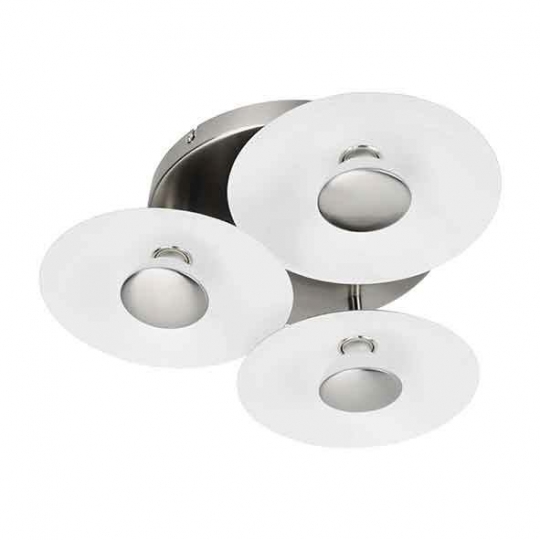 LM LED lamp NIKKI 3-flame round incl. GU10 3x5W-1050lm