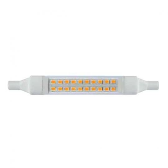 LM LED rod lamp R7s SLIM 118mm 360° 8.5W-810lm-R7s/830 - warm white
