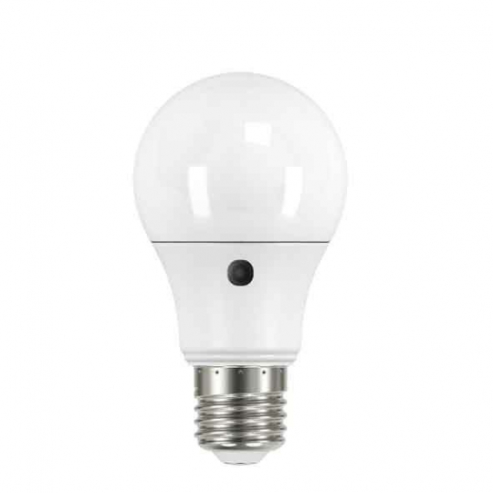LM LED Lampe à détecteur A60 opale 5.5W-470lm-E27/827 - blanc chaud