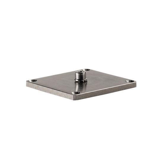 SLV Mounting plate for DASAR PROJEKTOR outdoor spotlight, stainless steel 316