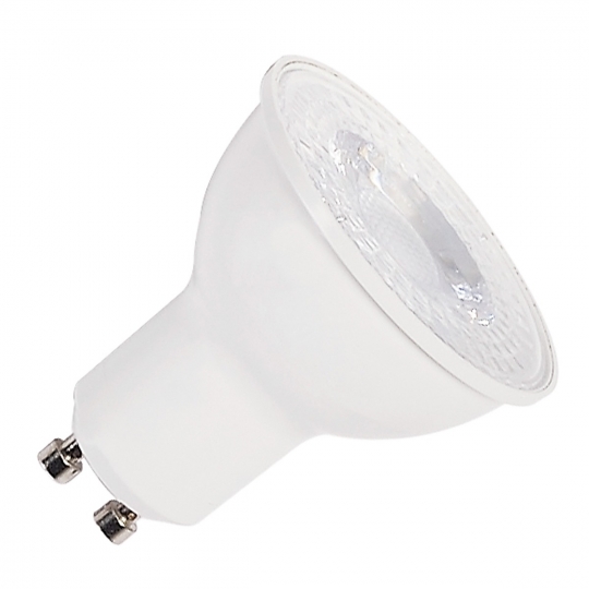 SLV GU10 LED lamp QPAR51, 6W, 38°, wit - warm wit (3000K)