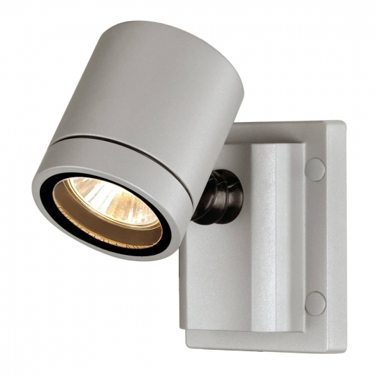 SLV NEW MYRA WALL wandlamp, zilvergrijs, GU10, max. 50W, iP55