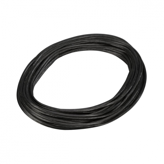 SLV Kupferseil für TENSEO Niedervolt-Seilsysteme, schwarz, 6mm², 20m