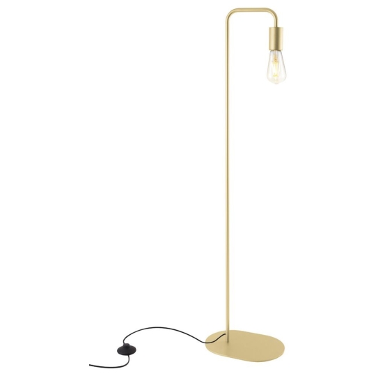 SLV stijlvolle staande lamp FITU FL, E27, hoogte 116,5 cm - goud (zonder lamp)