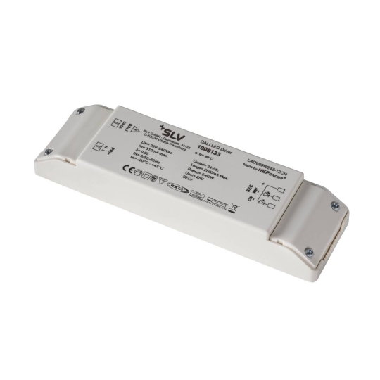 SLV DALI dimbare LED-voedingseenheid, 60 W, 24V, 2-kanaals