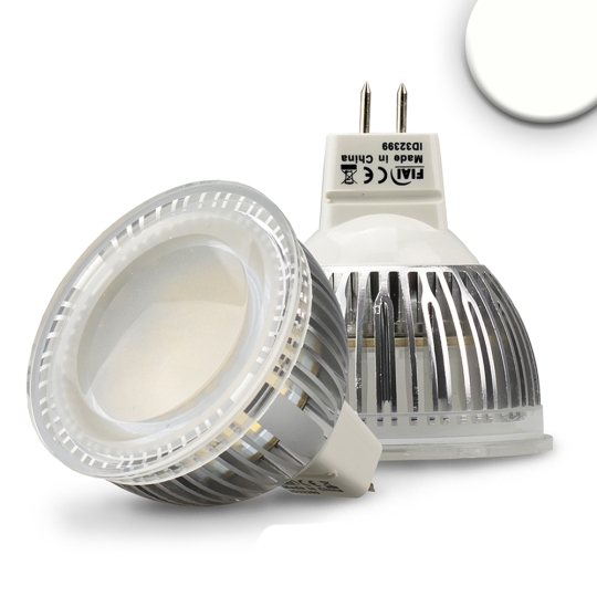 Lampe ISOLED MR16 LED 6W verre diffus, 120° - blanc neutre