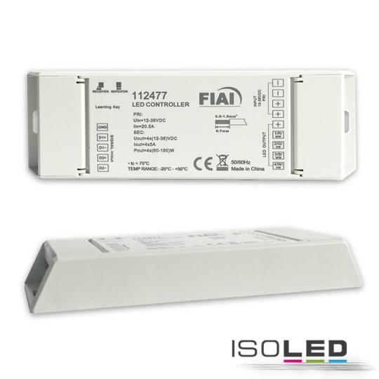 ISOLED Sys-One draadloze PWM-dimmer, 4-kanaals