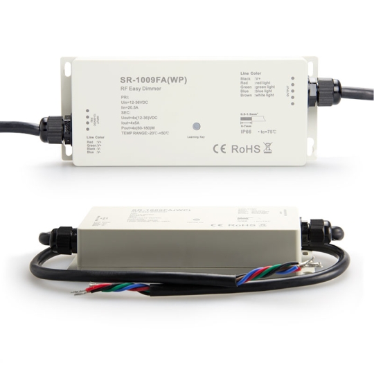 ISOLED Sys-One draadloze PWM-dimmer IP66, 4-kanaals