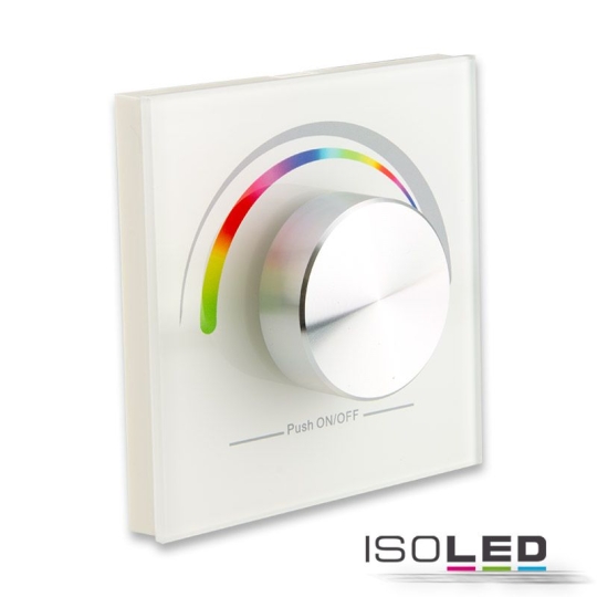 ISOLED Sys-One RGB-afstandsbediening met 1 verzonken draaiknop en batterij