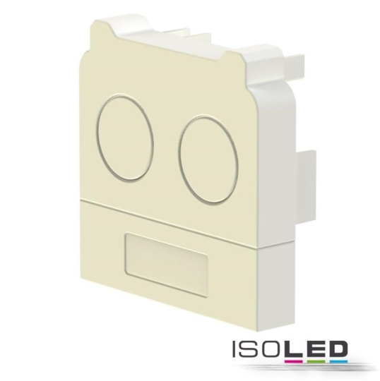 ISOLED FastFix LED linear system IP54 end cap, white