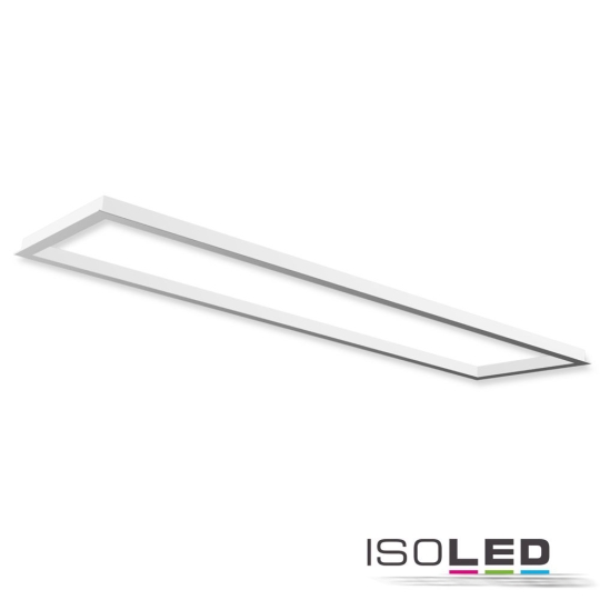 ISOLED Einbaurahmen weiß RAL 9016 für LED Panel 300x1200