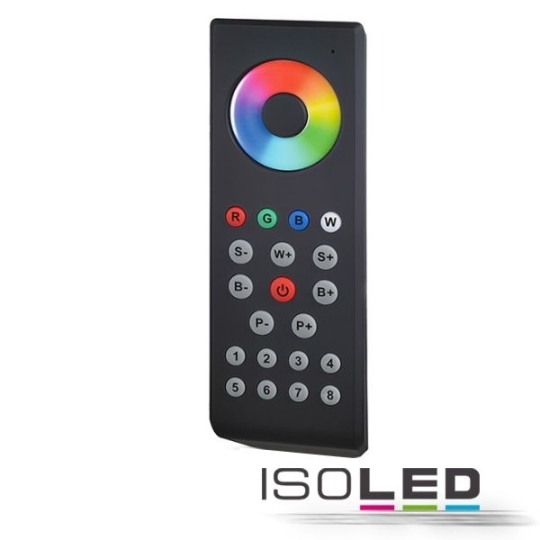 ISOLED Sys-One RGB+W 8 Zonen Fernbedienung schwarz