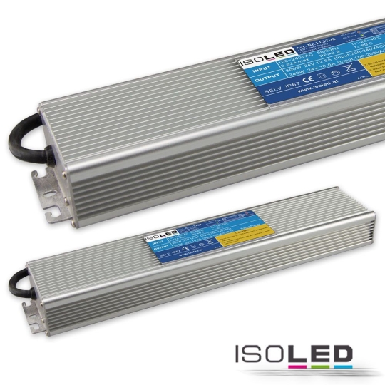 ISOLED LED transformer 24V/DC, 10-300W, IP66, SELV
