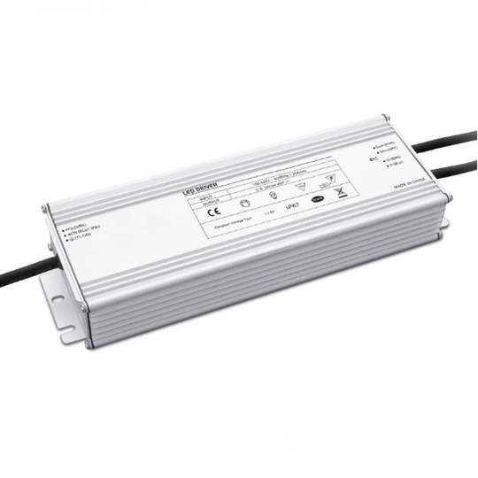 ISOLED LED transformateur PWM 24V/DC, 0-400W, 1-10V dimmable, IP67, SELV