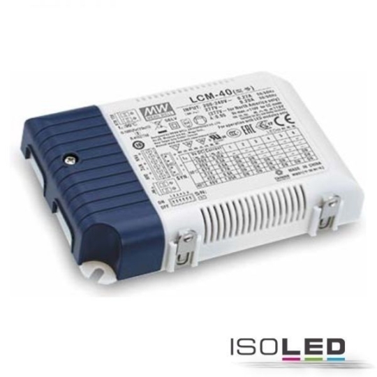 Transformateur de courant constant pour LED ISOLED MW LCM-40KN