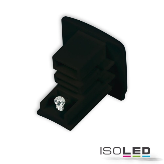 ISOLED 3-phase S1 end cap, black