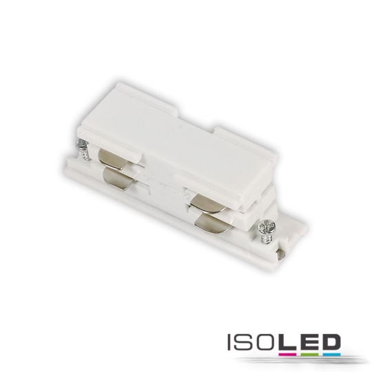 ISOLED 3-phase S1 connecteur linéaire porteur de courant, blanc