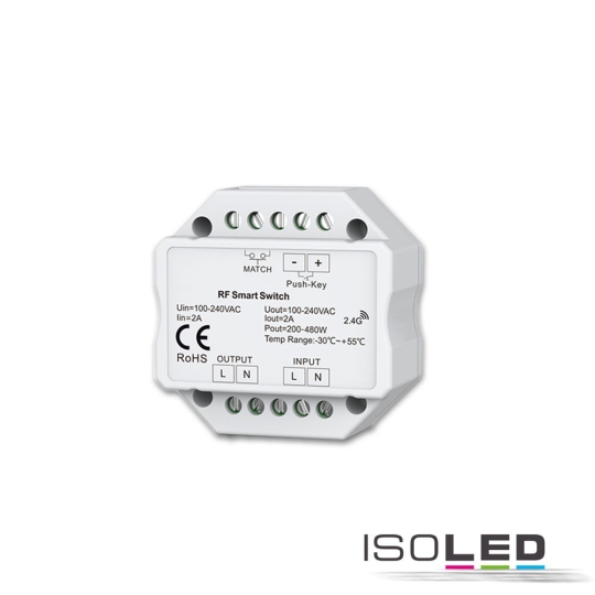 Bouton poussoir/radio ISOLED Sys-Pro Interrupteur marche/arrêt 100-240V, 360W