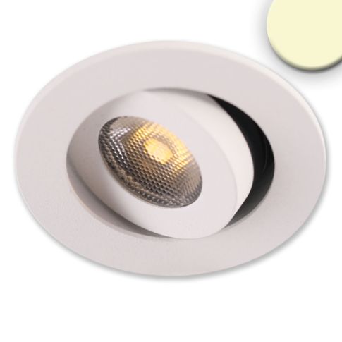 ISOLED LED Einbauleuchte MiniAMP weiß - warmweiß