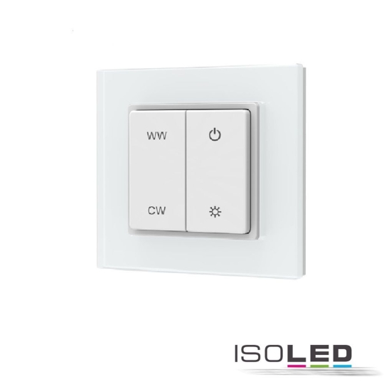 ISOLED Sys-Pro white dynamic 1 zone surface-mounted push-button remote control