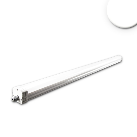 ISOLED LED linear luminaire with HF motion sensor 36W, IP65 - neutral white