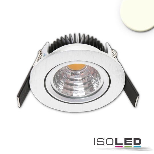 ISOLED Spot LED encastré MiniAMP 24V DC - couleur de lumière blanc chaud