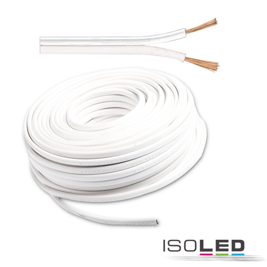ISOLED kabel 25m rol 2-polig 0.75mm²