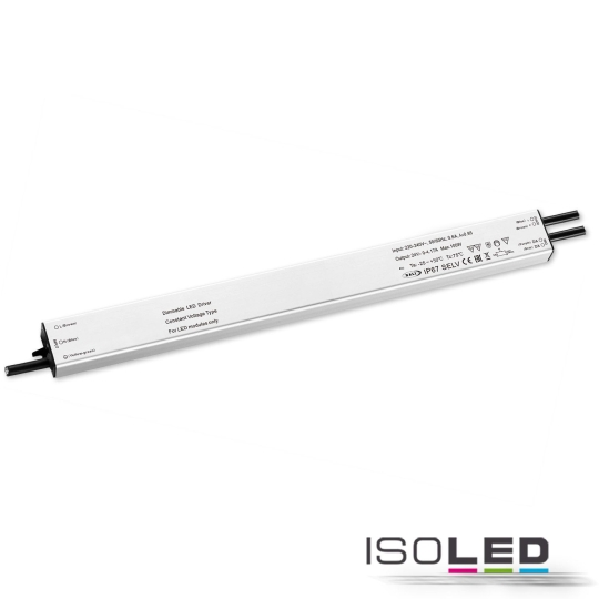 ISOLED LED PWM transformator 24V/DC, 0-240W, slank