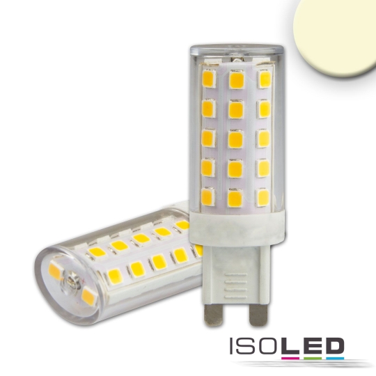 ISOLED LED lamp G9, 5W dimbaar. - warm wit