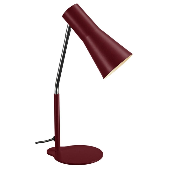 SLV table lamp PHELIA, QPAR51, red, max. 35W