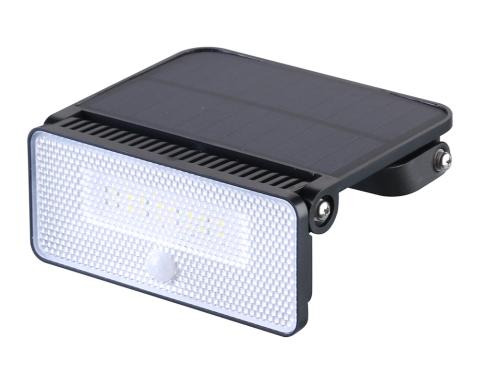 Shada solar spotlight with PIR sensor, 8W, IP54, 1000lm, black - neutral white (4000K)