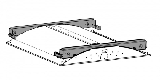 Sylvania Rubico T5/LED 600x600 installation kit for concealed ceiling systems