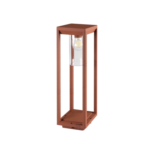 Kanlux decorative patio light VIMO 15W, height 500mm in brown