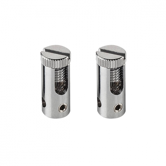 SLV Feeder for TENSEO low voltage cable system, chrome - 2 pcs.