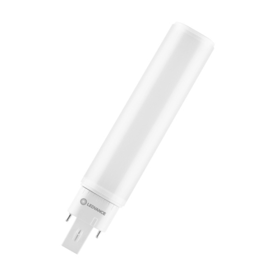 Ledvance LED compact fluorescent lamp DULUX D/E26, 10W, G24Q-3, 120° - warm white