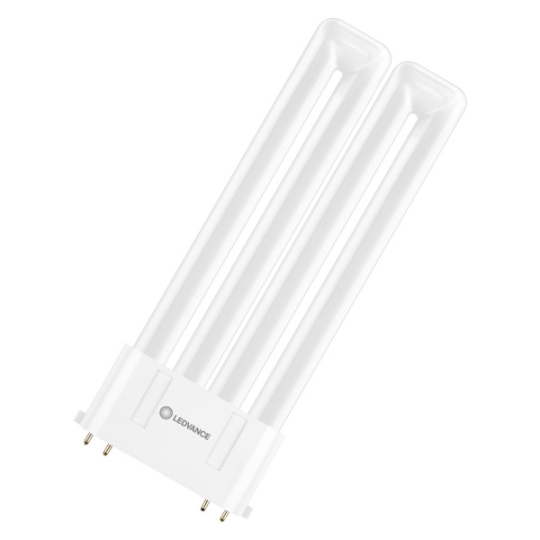 Ledvance LED compact fluorescent lamp DULUX F24, 12W, 2G10, 130° - warm white
