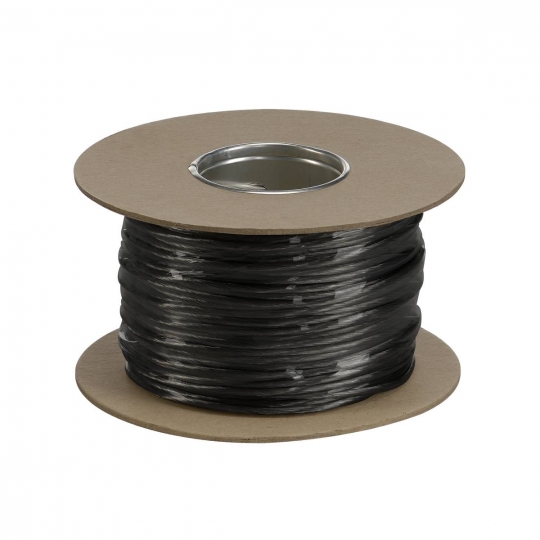 SLV Niedervolt Seil für TENSEO Niedervolt-Seilsystem, 4mm², 100m - schwarz