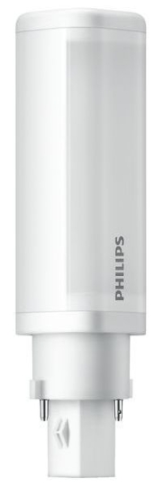 Signify GmbH (Philips) Lampe fluorescente compacte à LED CorePro 4.5W, G24d-1 - blanc neutre (4000K)