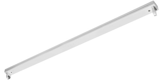 mlight Lichtleiste für LED T8 TUBE 1-flammig, IP20 - 1200 mm - ohne Leuchtmittel