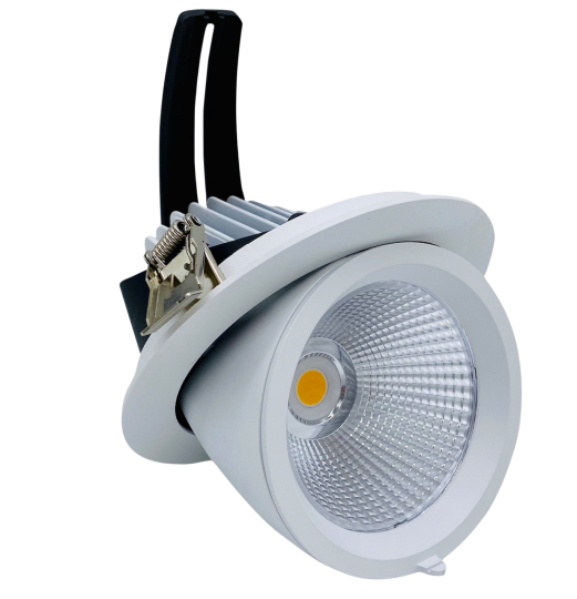 mlight Projecteur LED pour magasin TWIST Ra&gt;90, 20W - blanc chaud