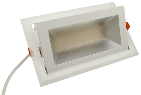 mlight Projecteur LED pour magasin 48W incl. pilote LED - couleur de lumière blanc chaud
