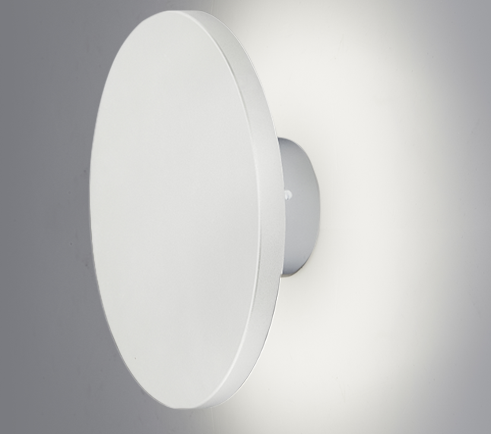 mlight LED Außenwandleuchte PILAR weiß 8W - warmweiß