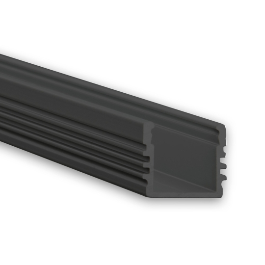 mlight LED surface mount profile AB-12H-A black